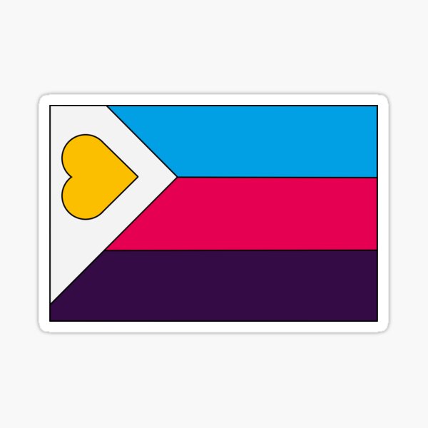 New Polyamory Flag Sticker