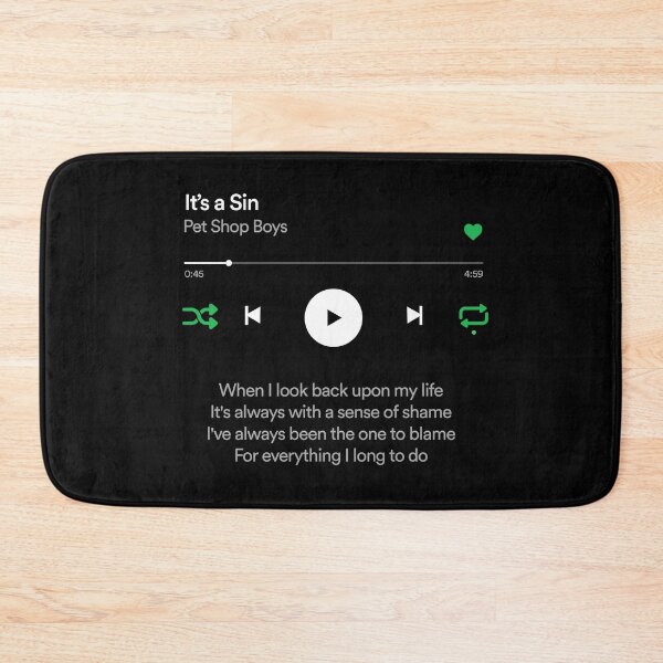 Item preview, Streaming Music: It's a sin designed and sold by Periodic Table of Synthpop.