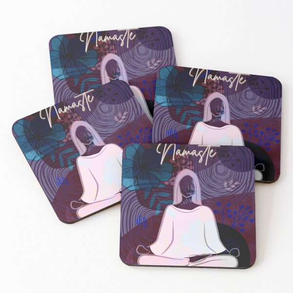 Item preview, Namaste yoga relaxing boho artwork  designed and sold by TipTopTapo.