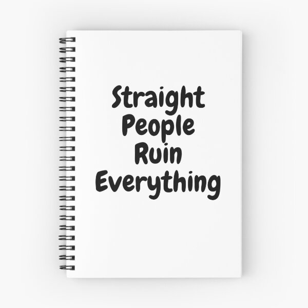Item preview, Straight People Ruin Everything Sticker designed and sold by rapoo.