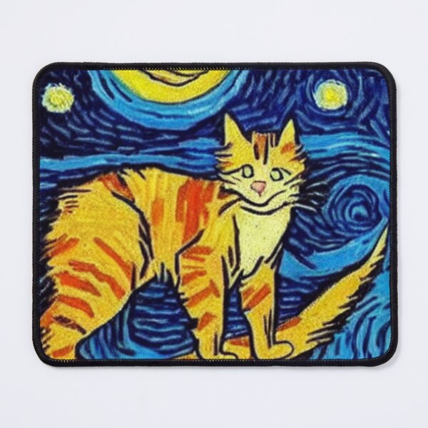 Item preview, Cat Van Gogh Style #3 designed and sold by cardia1991.