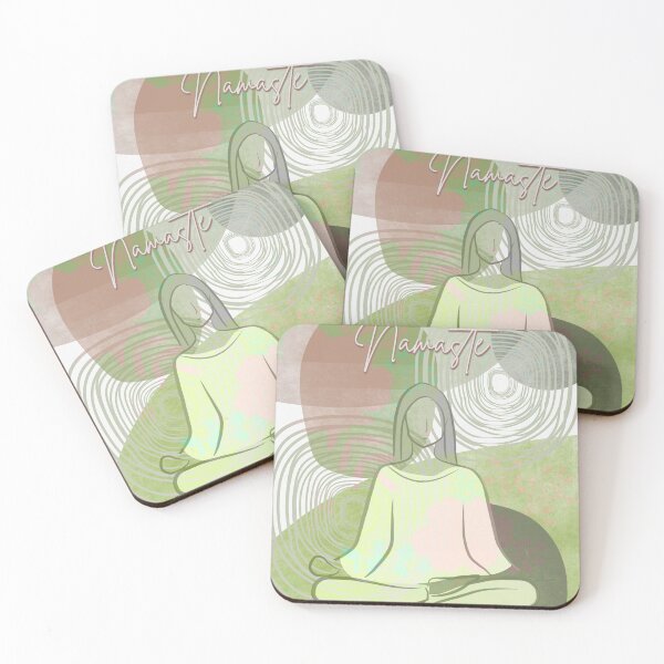 Item preview, Namaste yoga relaxing boho artwork  designed and sold by TipTopTapo.