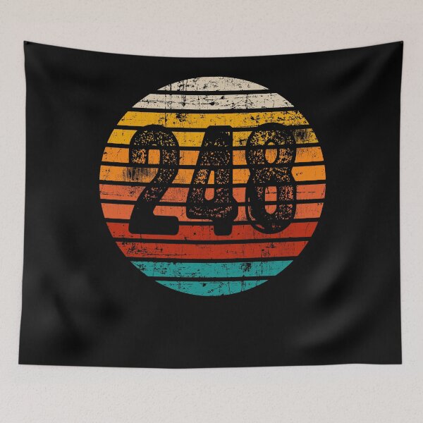 Item preview, Distressed Vintage Sunset 248 Area Code designed and sold by Gold Wings Tees.