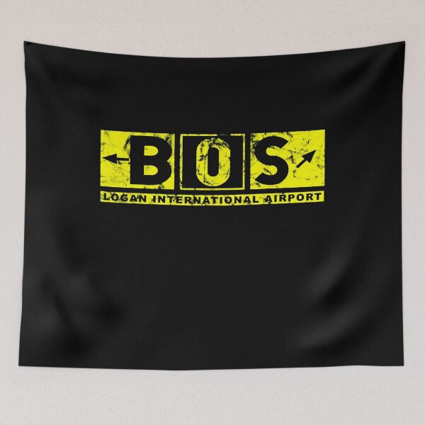 Item preview, Bos Logan International Airport Taxiway Sign Pilot Vintage designed and sold by Melanies16.