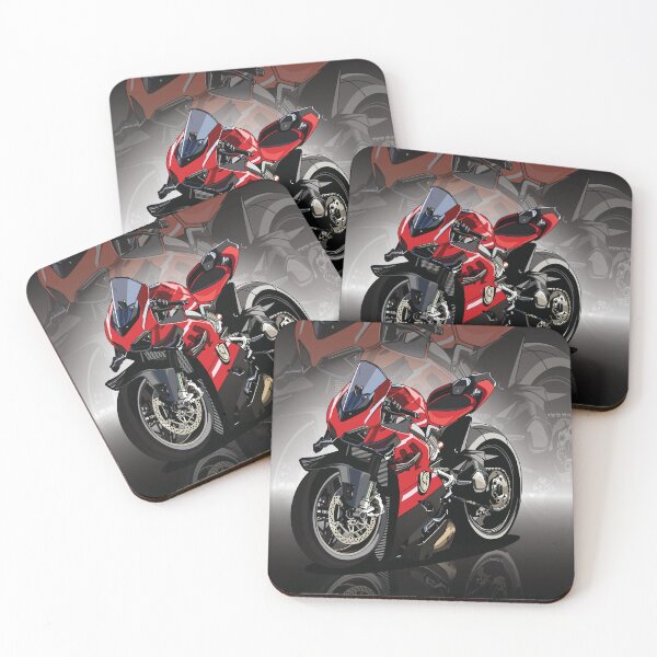 Item preview, Ducati Panigale V4 with special background designed and sold by MotorcycleLove.
