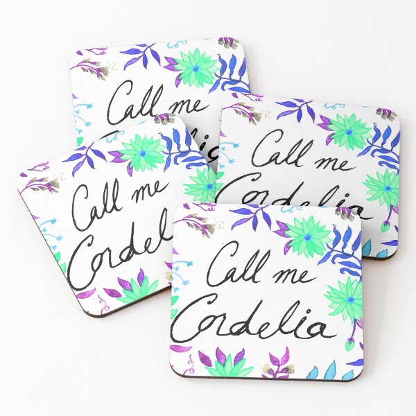 Item preview, Call Me Cordelia -Turquoise Flowers designed and sold by Niina  Niskanen.
