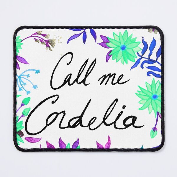 Item preview, Call Me Cordelia -Turquoise Flowers designed and sold by Niina Niskanen.