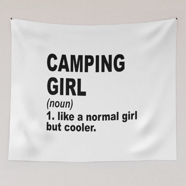 Item preview, Camping girl like a normal girl but cooler, Camping Girl, Camping Mom designed and sold by Dogs Geeky⭐⭐⭐⭐⭐.