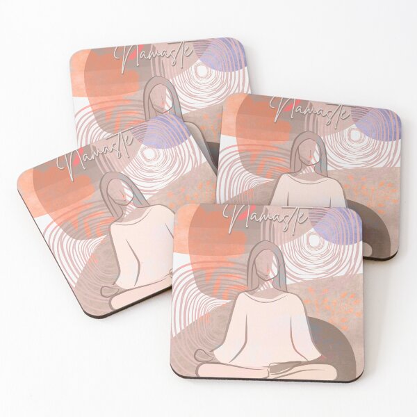 Item preview, Namaste yoga relaxing boho artwork  designed and sold by TipTopTapo.