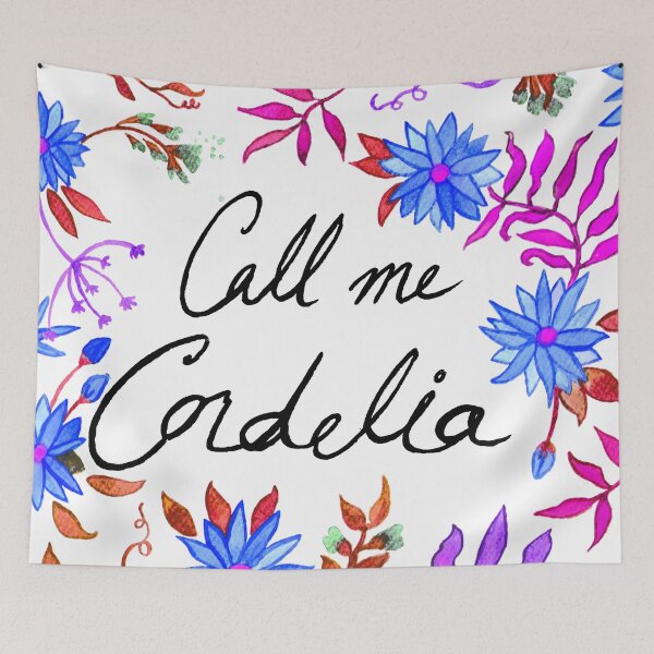 Item preview, Call Me Cordelia - Blue Flowers designed and sold by Niina  Niskanen.
