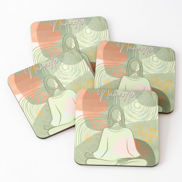 Item preview, Namaste yoga relaxing boho artwork  designed and sold by TipTopTapo.