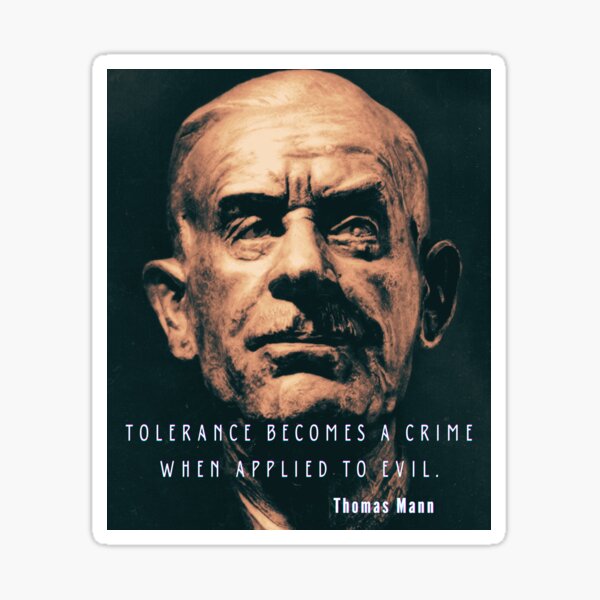 Thomas Mann quote Sticker