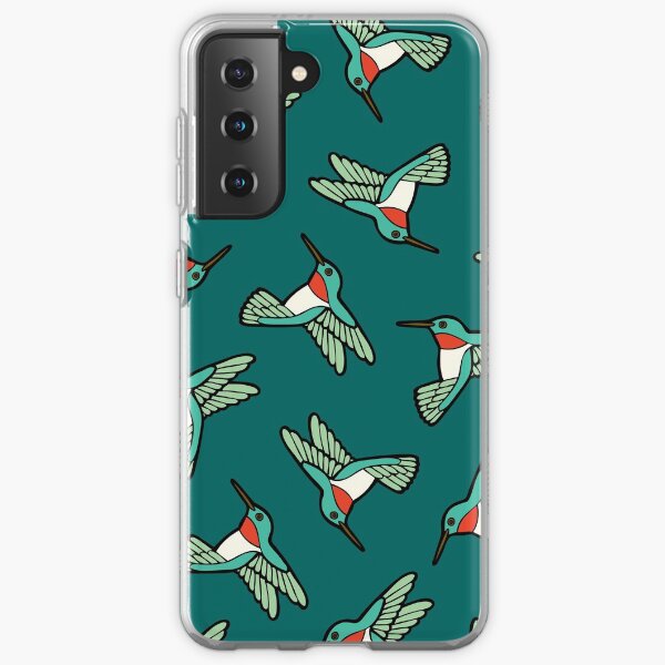 Hummingbird Pattern Samsung Galaxy Soft Case