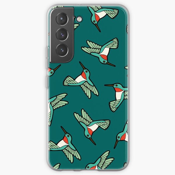 Hummingbird Pattern Samsung Galaxy Soft Case