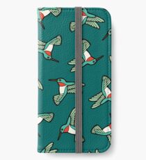 Hummingbird Pattern iPhone Wallet/Case/Skin