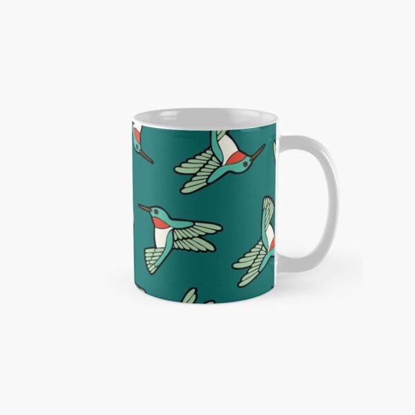 Hummingbird Pattern Classic Mug