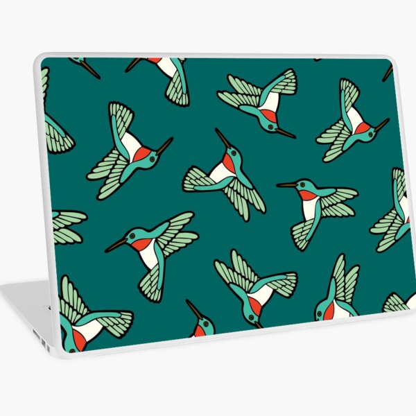 Hummingbird Pattern Laptop Skin