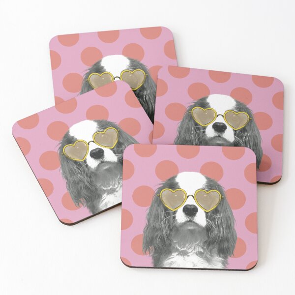 Item preview, Cavalier King Charles Spaniel Retro Art designed and sold by buniaandco.