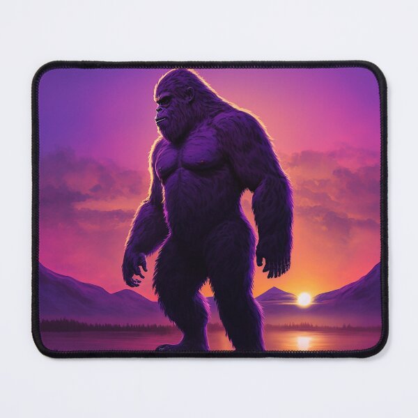 Item preview, Hyper Realistic Bigfoot Gorilla Standing at Sunset designed and sold by Rebekah Hartman.