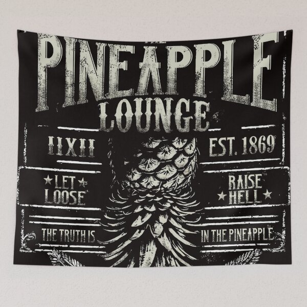 Item preview, Pineapple Lounge Recued Advertising Graphic designed and sold by culturestash.