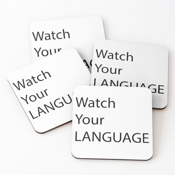 Item preview, watch your language designed and sold by Ragamined.