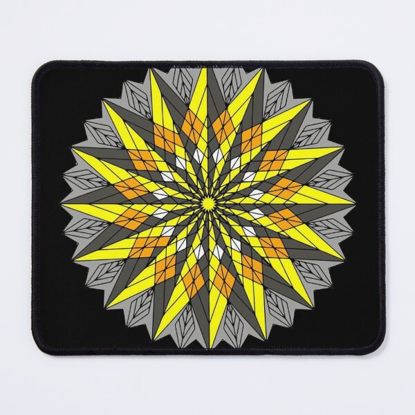 Item preview, Gold and Grey Mandala designed and sold by PurrfectPixels.