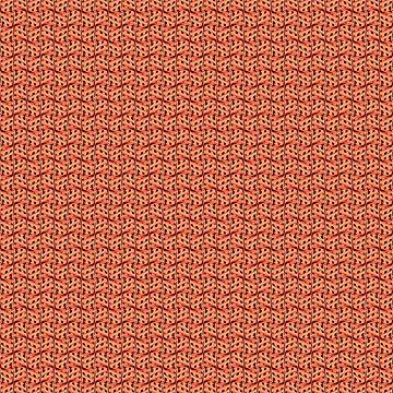 Artwork thumbnail, Orange illusion pattern  by Work of art Shop