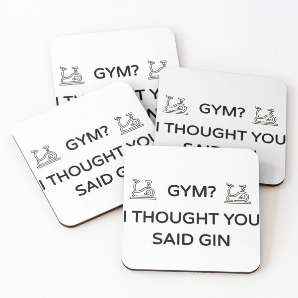 Item preview, Gym? I Thought you said Gin (Funny Cool Desing) designed and sold by BRAZILCOOLSHIRT.