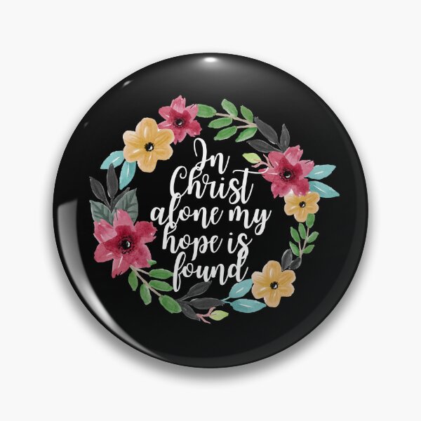 Item preview, In Christ Alone My Hope is Found - Watercolor Flower Crown designed and sold by KarolinaPaz.