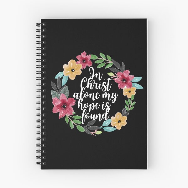 Item preview, In Christ Alone My Hope is Found - Watercolor Flower Crown designed and sold by KarolinaPaz.