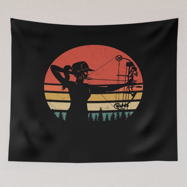 Item preview, Bow Hunting Girl Archery Archer Vintage Hunter designed and sold by Melanies16.