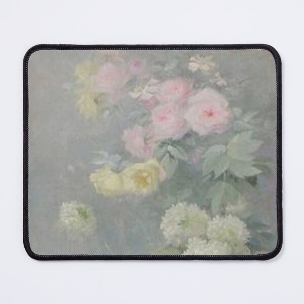 Item preview, aesthetic gray flowers designed and sold by diririna.