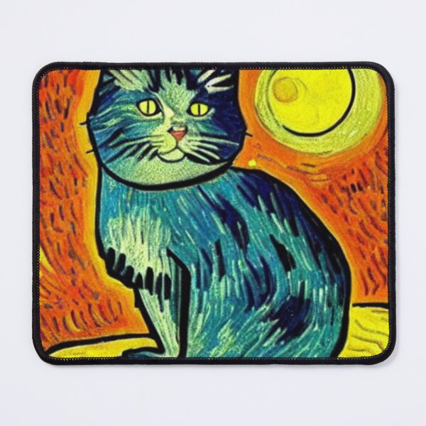 Item preview, Cat Van Gogh Style #6 designed and sold by cardia1991.