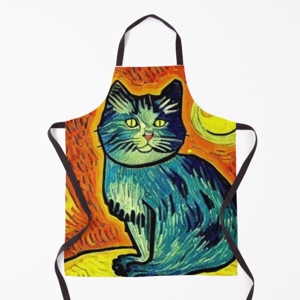 Item preview, Cat Van Gogh Style #6 designed and sold by cardia1991.