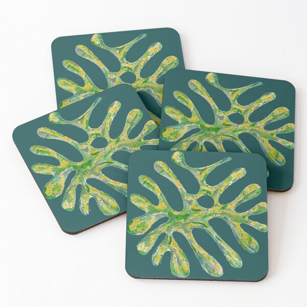 Item preview, Monsera Split Leaf Abstract Art Watercolor designed and sold by Glatti.