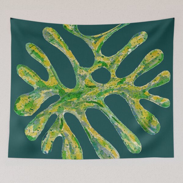 Item preview, Monsera Split Leaf Abstract Art Watercolor designed and sold by Glatti.