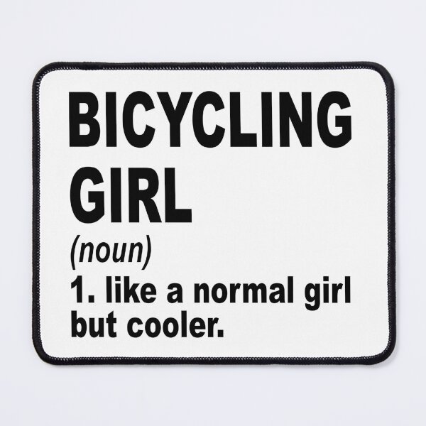 Item preview, Bicycling Girl Like A Normal Girl But Cooler,Bicycling Lovers Gift designed and sold by Dogs Geeky⭐⭐⭐⭐⭐.