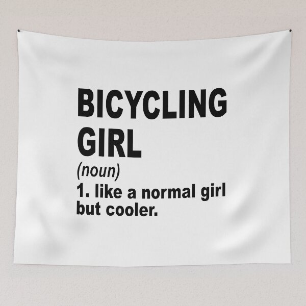 Item preview, Bicycling Girl Like A Normal Girl But Cooler,Bicycling Lovers Gift designed and sold by Dogs Geeky⭐⭐⭐⭐⭐.