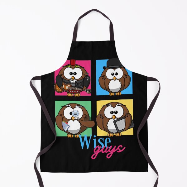 Item preview, Wise Guys Colorful Funny Owl Design designed and sold by BuyByButterfly.