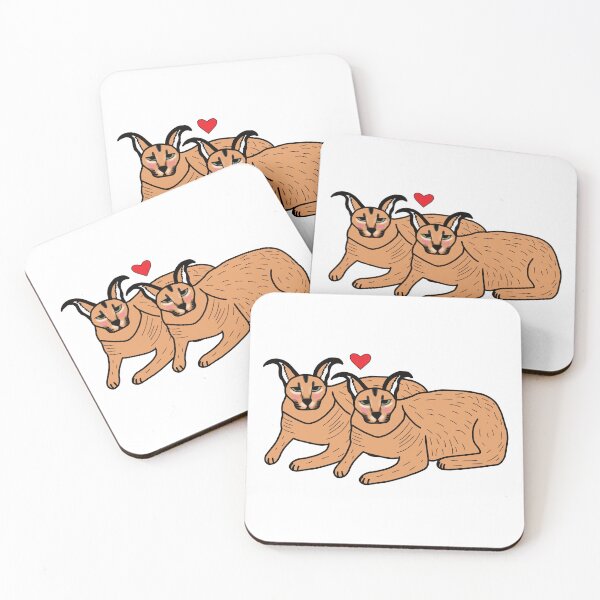 Item preview, Big Floppa Caracal Lesbian Couple In Love designed and sold by Softsi.