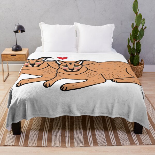 Item preview, Big Floppa Caracal Lesbian Couple In Love designed and sold by Softsi.