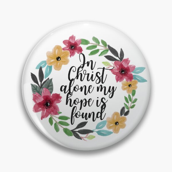 Item preview, In Christ alone my hope is found - Watercolor flower crown  designed and sold by KarolinaPaz.