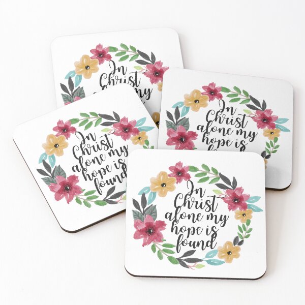 Item preview, In Christ alone my hope is found - Watercolor flower crown  designed and sold by KarolinaPaz.