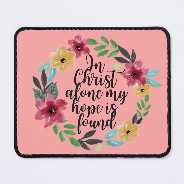 Item preview, In Christ alone my hope is found - Watercolor flower crown  designed and sold by KarolinaPaz.