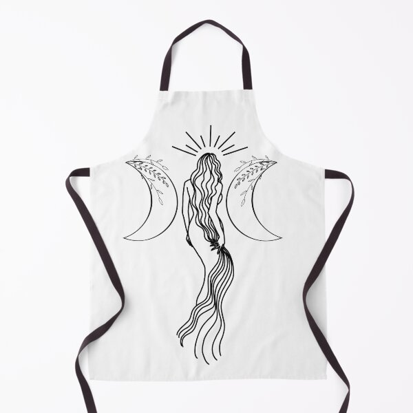 Item preview, Triple Moon Goddess - A spiritual illustration designed and sold by Annalee Beer.