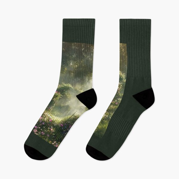 Item preview, Overgrown Morning Glory Garden for September designed and sold by FamiliarPufferfish.