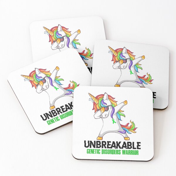 Item preview, Genetic Disorders Awareness - Unicorn Genetic Disorders Warrior Ribbon UNBREAKABLE designed and sold by Fernandezf.