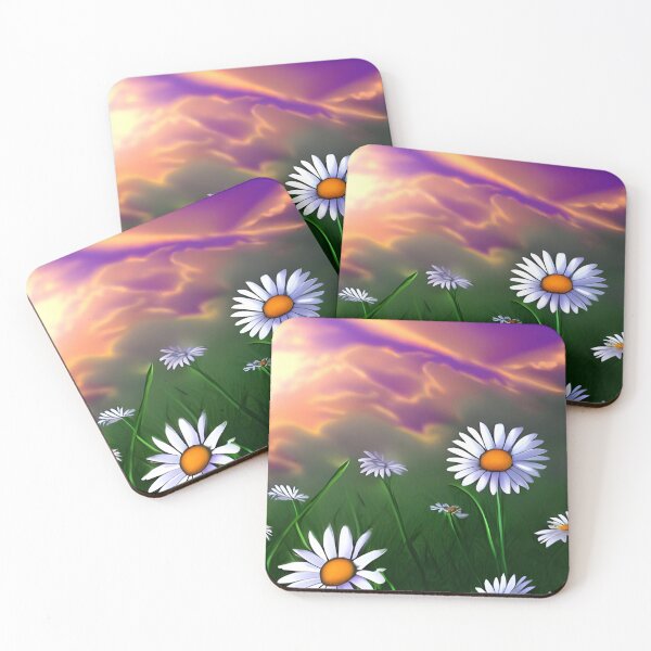 Item preview, Daisy sunset wallpaper designed and sold by gramizzia.