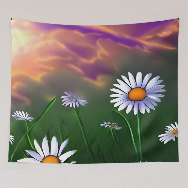 Item preview, Daisy sunset wallpaper designed and sold by gramizzia.
