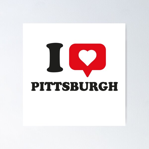 Item preview, I Love Pittsburgh, I Heart Pittsburgh, Hometown Pittsburgh, Pennsylvania designed and sold by Danylo Mikhnievych.
